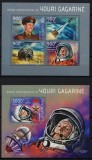 Cumpara ieftin AFRICA CENTRALA 2014 - Cosmonautica, Yuri Gagarin /set complet - colita + bloc MNH
