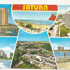 Carte Postala veche - Saturn , Statiunea circulata 1980