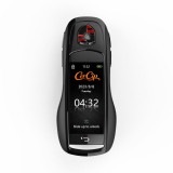 Cheie Auto Smart cu display CerCip SK09 Negru, Activare Keyless Entry, 4 butoane, LCD cu touchscreen, Smart Car Key
