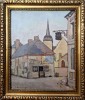 Gheorghe TEODORESCU ROMANAŢI (1891-1980)-Sighişoara, pictură licitată, Peisaje, Ulei, Fauvism