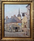 Gheorghe TEODORESCU ROMANAŢI (1891-1980)-Sighişoara, pictură licitată