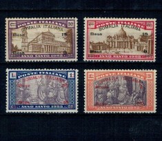 Somaliland Italian 1925 - Anul Sfant, serie incompleta, nestampilata cu sarniere foto