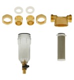 Filtru apa cu purjare din alama si sita inox 40&ndash;80 microni FLOW