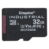 32GB microSDHC Industrial C10 A1 pSLC Card Single Pack w/o Adapter, &quot;SDCIT2/32GBSP&quot; (timbru verde 0.03 lei), Kingston