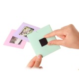 Autocolante magnetice patrate, 40 buc, 2x2 cm, Negru, CMCLASS