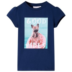 Tricou pentru copii, bleumarin, 140