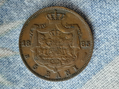 5 bani 1885-Romania foto