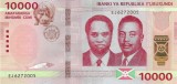 Bancnota Burundi 10,000 Franci 2022 - P59 UNC ( vezi descriere )