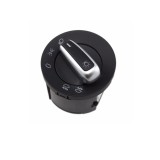 Comutator Bloc Lumini VW Golf 5 Passat B6 Caddy fara functie automata - Negru Chrome
