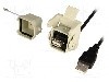Conector {{Tip conector}}, colier (2 orificii), pt. montare pe panou, ENCITECH - 1310-0007-01 foto