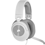 Cumpara ieftin Casti Gaming Corsair HS55 Stereo, Multi-platforma, Microfon, Jack 3.5mm, Over-Ear, Albe
