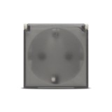 Moda Voice, priza Schuko capac protectie copii 2M, bej mat, Elbi