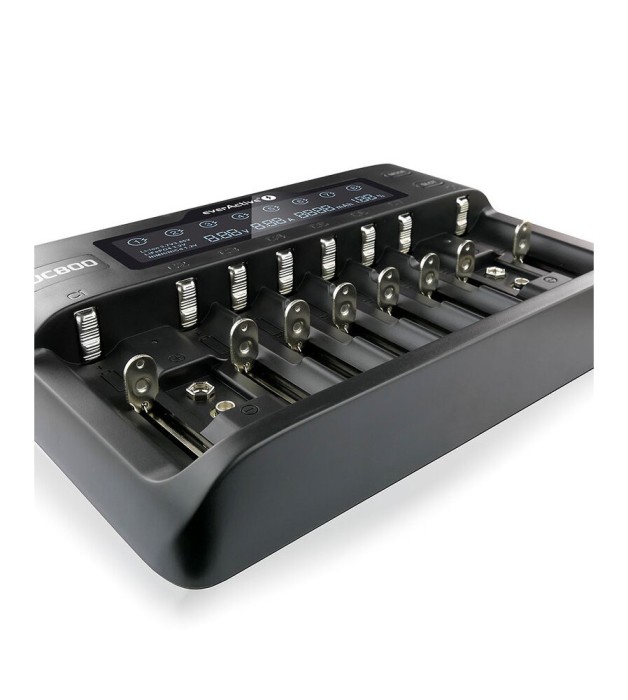 Incarcator pentru baterii cilindrice Li-ion si Nimh everActive UC-800