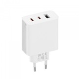 Incarcator Retea Xiaomi 2C1A GaN, 67W, 3A, 1 x USB-A - 2 x USB-C, Alb