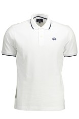 La Martina Tricou polo barbati, cu mini logo, Regular Fit, Alb, M foto