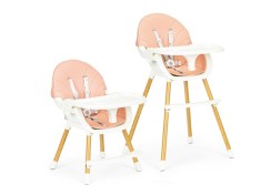 Scaun de hrănire 2 &icirc;n 1 roz
