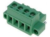 Regletă de Conexiuni Deconectabilă 4 Piste 5,08mm Drept Mufă