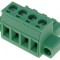 Regletă de Conexiuni Deconectabilă 4 Piste 5,08mm Drept Mufă