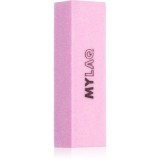 MYLAQ Polish Block bloc de lustruire pentru unghii culoare Pink 1 buc