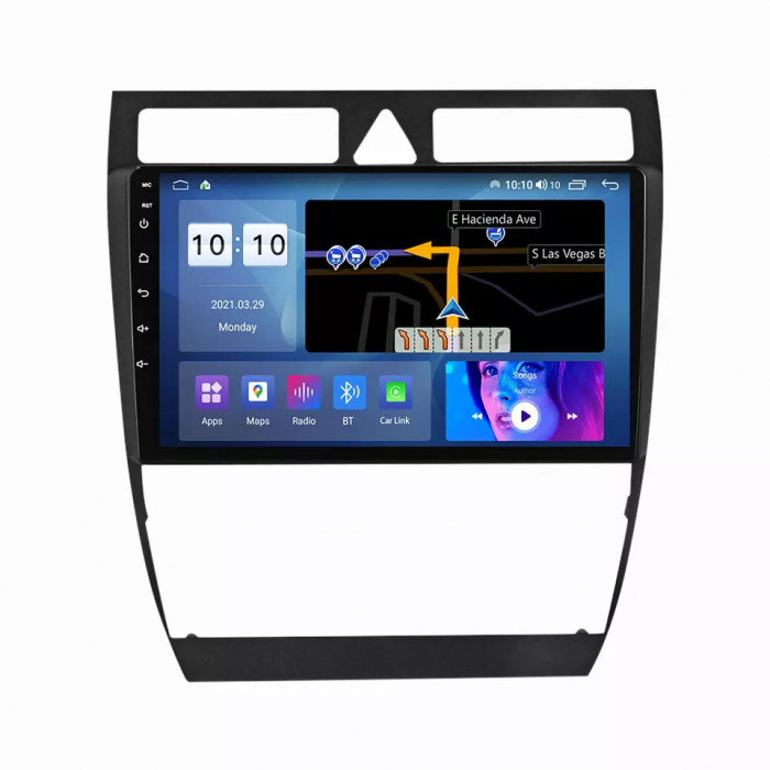 Navigatie Dedicata Audi A6 C5, Android 10, 8GB RAM 128GB Stocare Bluetooth, WiFi