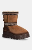 UGG cizme de zăpadă din piele &icirc;ntoarsă Classic Mini Trailgazer culoarea maro, 1158322-CHE