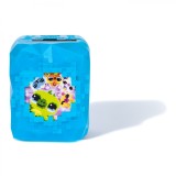 Bitzee Jucarie Interactiva Animalut Virtual 3D Albastru Azur, Hranire, Joaca, Ingrijire, Casuta Menta