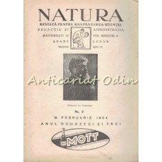 Natura No. 2/1934 - Revista Pentru Raspindirea Stiintei