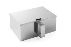 Colector scrum cu capac rabatabil, inox, 440506, 210 x 140 x 90 mm foto