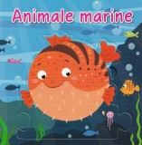 Cumpara ieftin Animale marine - carte puzzle