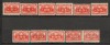 Polonia.1920 Tmbre de serviciu-Cifre MP.514, Nestampilat
