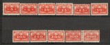 Polonia.1920 Tmbre de serviciu-Cifre MP.514, Nestampilat