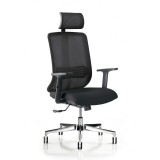 SCAUN ERGONOMIC VERTIGO PDH MATERIAL TEXTIL - Mecanism translatie sezut - Baza ALU slim - Standard