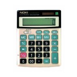 Calculator de birou Noki MC002, 12 digiti, alimentare baterie + solar, ecran inclinat