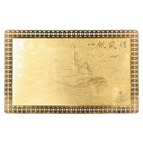 Card Metalic Feng Shui, Cei 8 Nemuritori, Protectie, Noroc, Remediu Ghinion