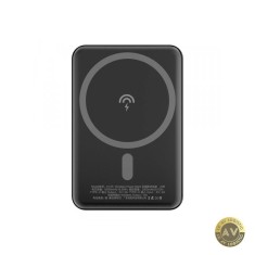 Baterie Externa Wireless Dudao K14S 5000mAh 10W PD + QI 1 x QI - 1 x USB-C Neagra