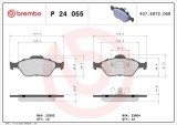 BREMBO P 24 055 PRIME LINE set placute frana,frana disc