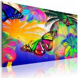Cumpara ieftin Tablou - Exotic butterflies 90x60 cm