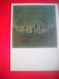 HOPCT 23569 CIMITIRUL SAMOGITE- M K CIURLIONIS 1875-1911 LITUANIA -MUZEE - CP PICTURA --NECIRCULATAMUNTII
