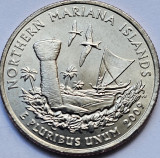 25 cents / quarter 2009 USA, Northern Mariana, Teritorii, litera P, unc, America de Nord