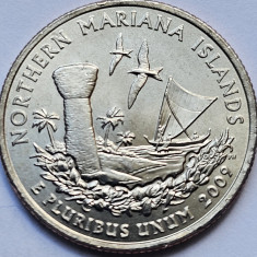 25 cents / quarter 2009 USA, Northern Mariana, Teritorii, litera P, unc