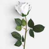 Floare Artificiala Trandafir Alb 68cm, CMCLASS