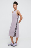 Adidas rochie culoarea violet, mini, drept IS3657