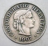 1.330 ELVETIA 10 RAPPEN 1907 B