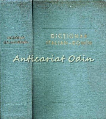 Dictionar Italian-Roman - Nina Facon foto