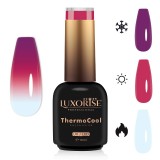 Oja Semipermanenta Termica 3 Culori LUXORISE ThermoCool - Happy Hippy 10ml