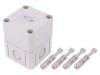 Carcasa Universala SPELSBERG TK-PC-77-8-M, Policarbonat, Gri, IP66, Dimensiuni 65x65x81mm