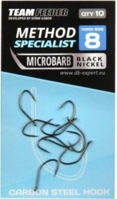 Carlige Team Feeder By Dome Method Specialist Microbarb, Nr.12, 10buc/pac foto