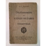 H.-A. Birmann - Dictionnaire des sciences militaires allemand - francais (1912)