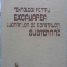 TEHNOLOGII PENTRU EXCAVAREA LUCRARILOR DE CONSTRUCTII SUBTERANE-A. SIMIONESCU