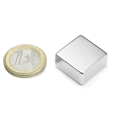 Magnet neodim bloc 20mm x 20mm x 10mm foto